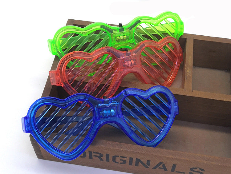 Heart Shaped Glow Glasses