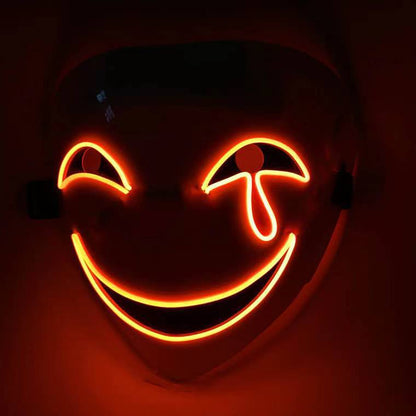 LED Luminous Black Mask