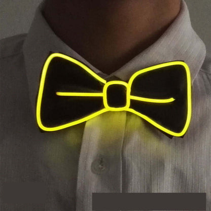Neon LED Luminous Bow Tie