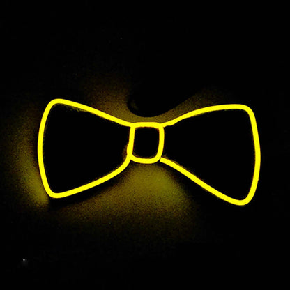 Neon LED Luminous Bow Tie