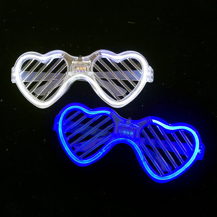 Heart Shaped Glow Glasses