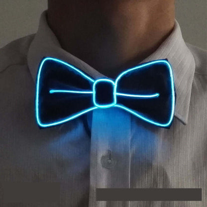 Neon LED Luminous Bow Tie