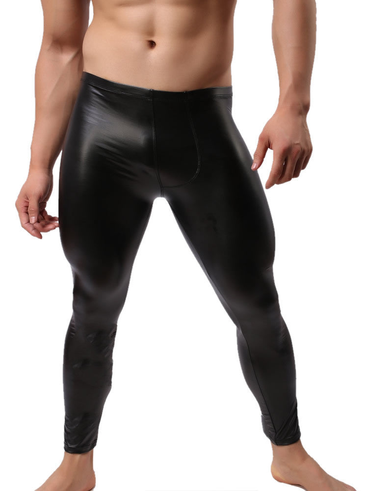 Tight Faux Leather Pants