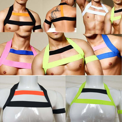 Elastic Festival Chest Harness