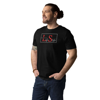 Unisex Black Full Chest Logo t-shirt